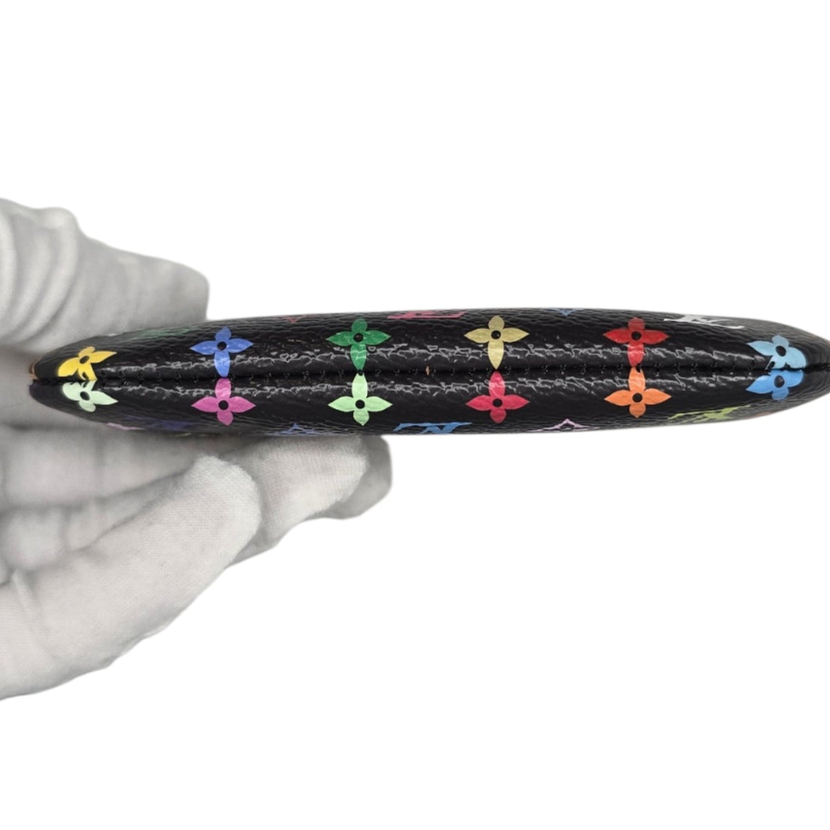 LV X TM Multicolor Coin Purse Black