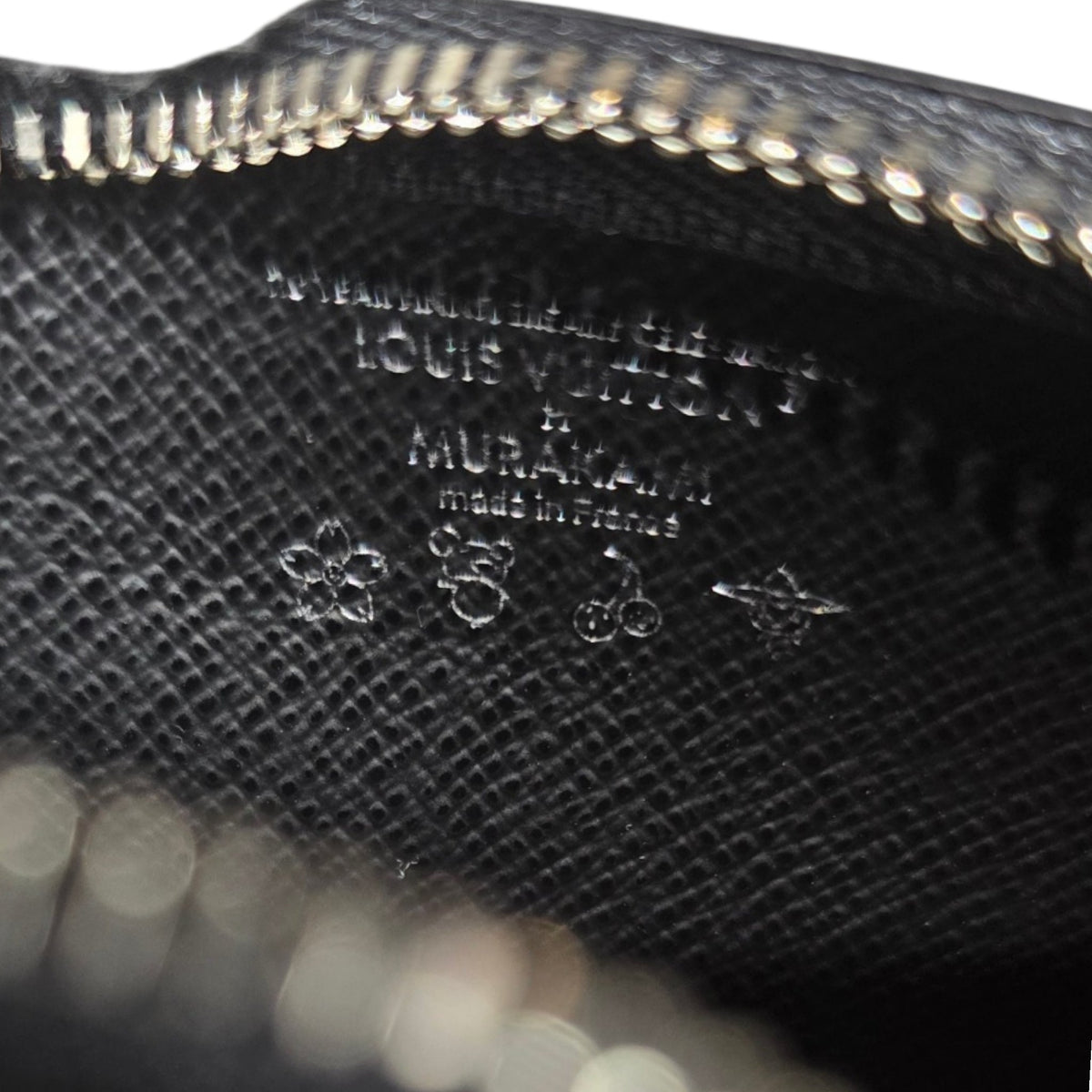 LV X TM Multicolor Coin Purse Black