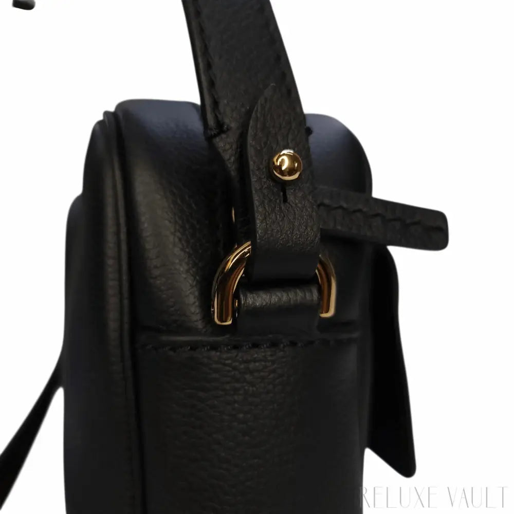 Medusa Leather "La Camera" Crossbody Bag