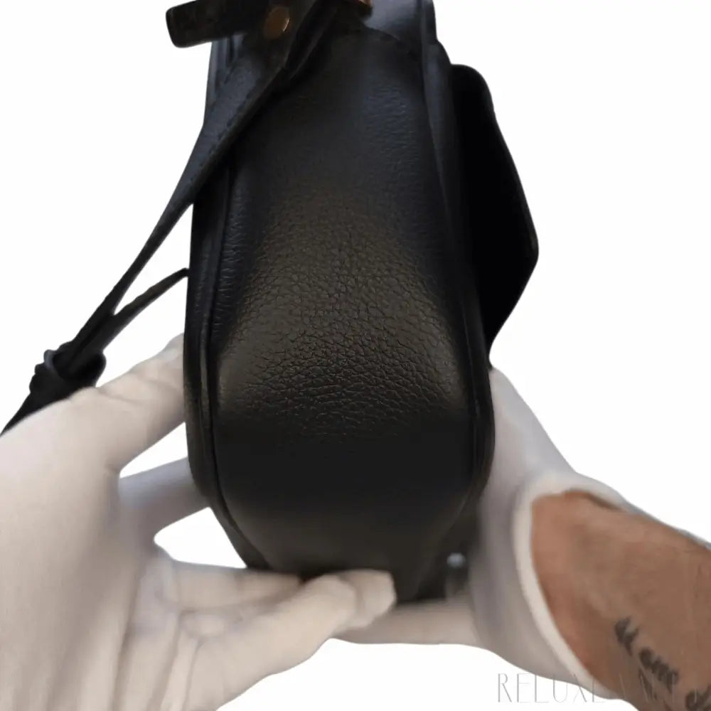 Medusa Leather "La Camera" Crossbody Bag