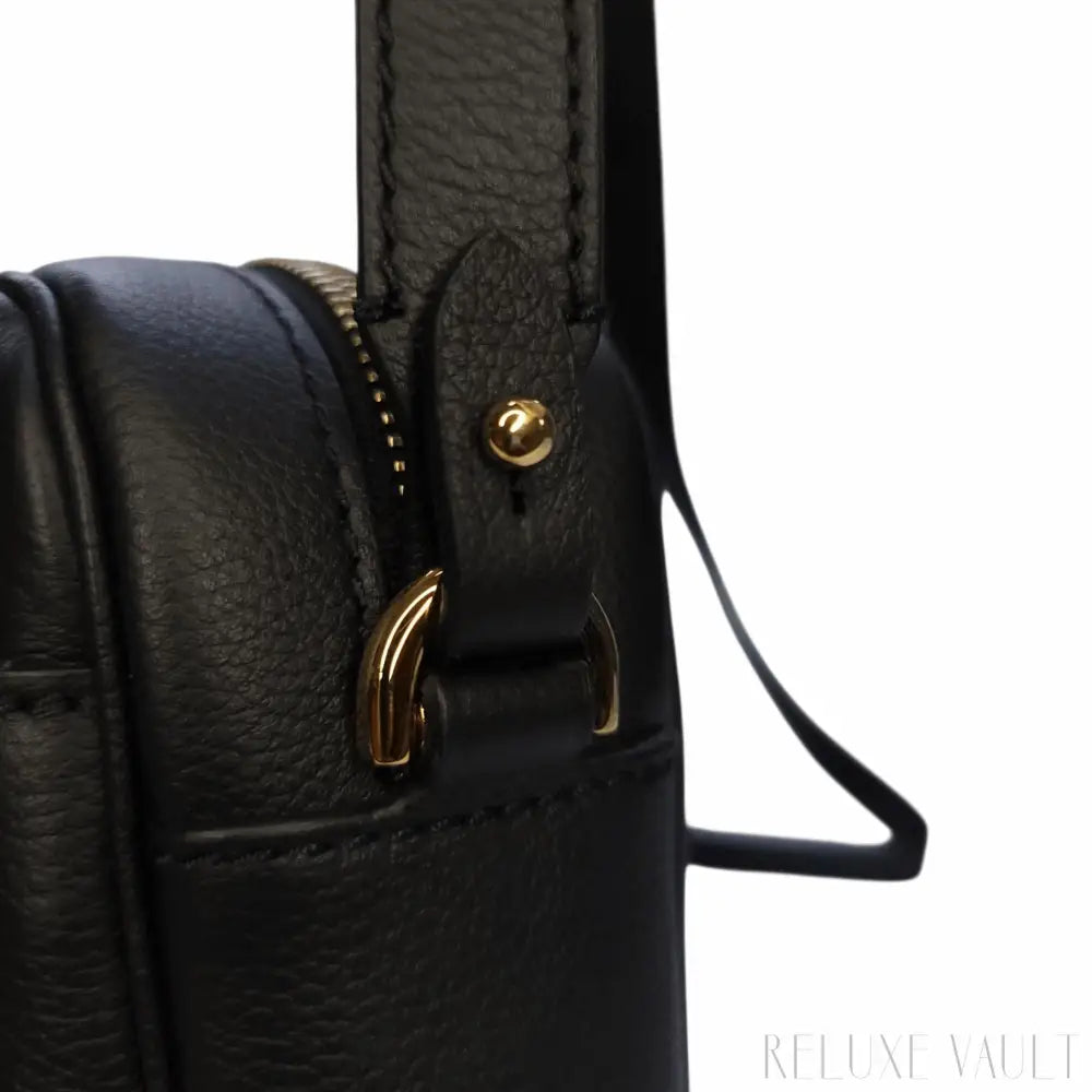 Medusa Leather "La Camera" Crossbody Bag