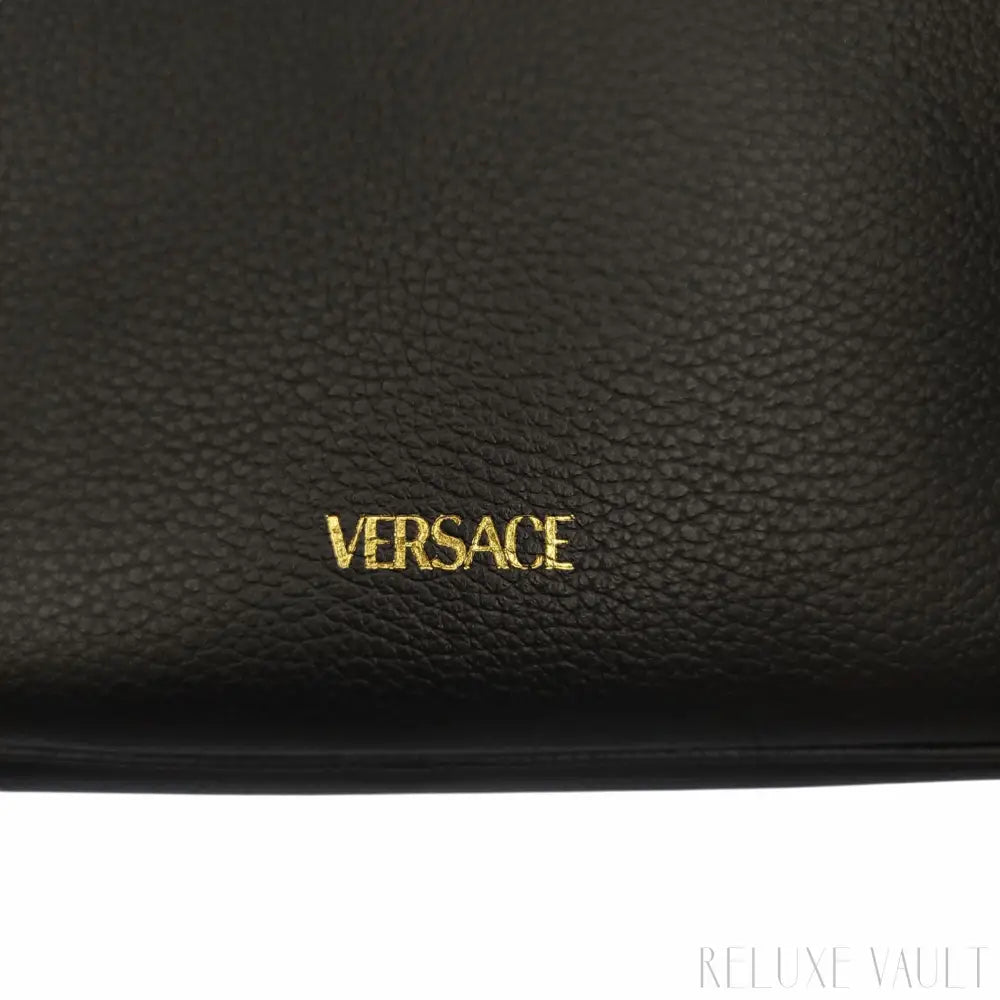 Medusa Leather "La Camera" Crossbody Bag