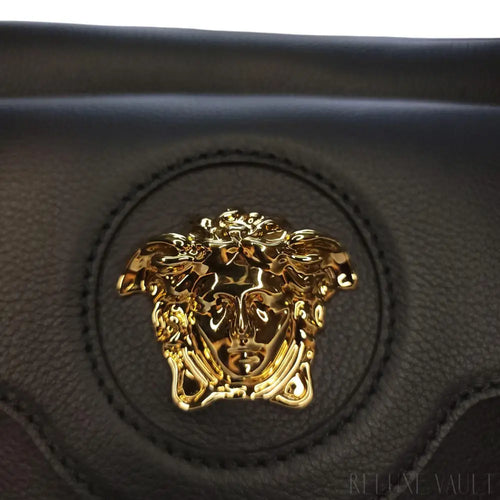 Load image 1 in gallery view. Medusa Leather "La Camera" Crossbody Bag