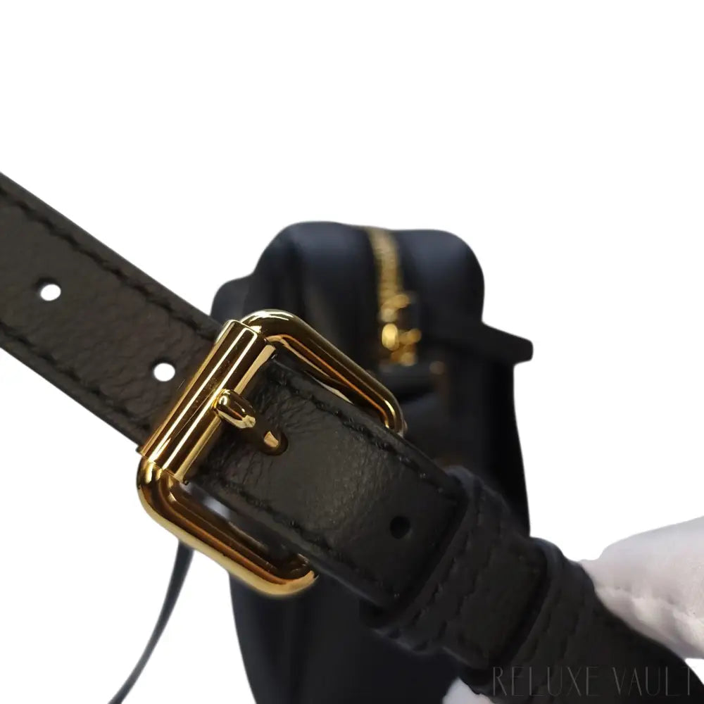 Medusa Leather "La Camera" Crossbody Bag