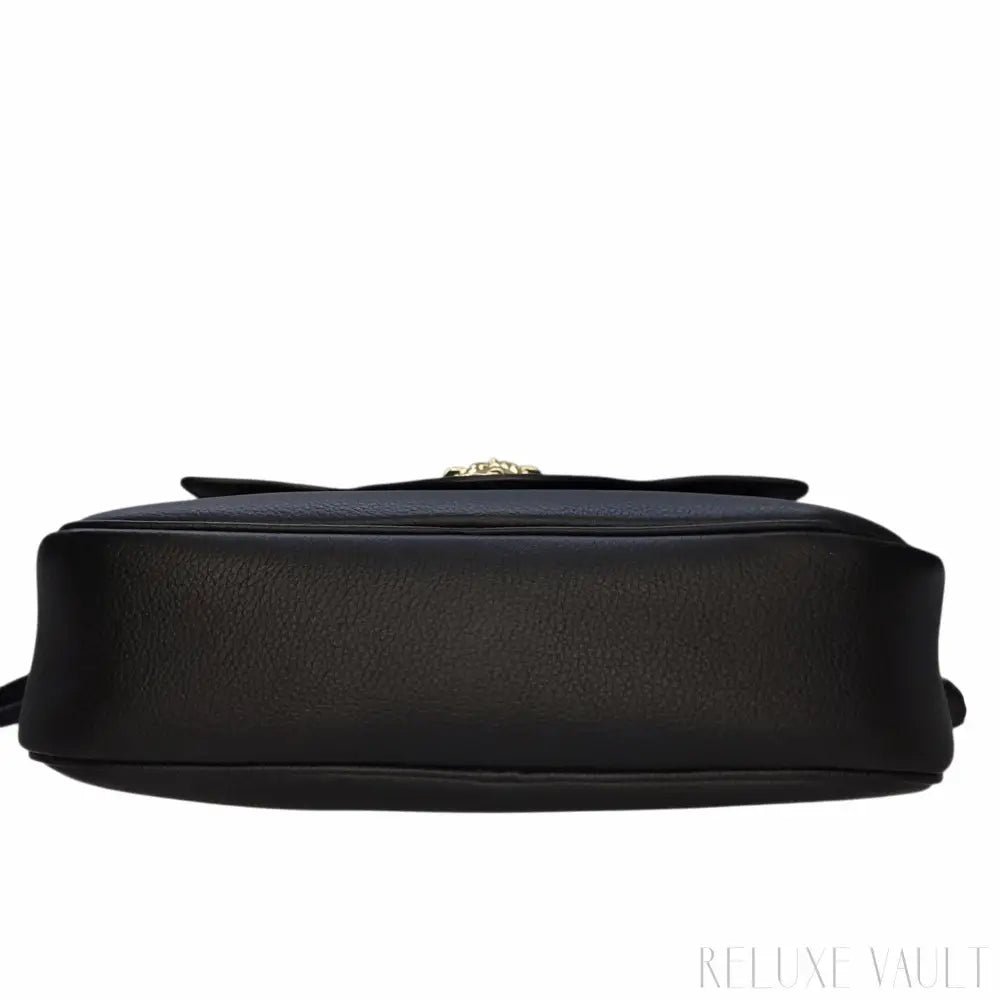 Medusa Leather "La Camera" Crossbody Bag