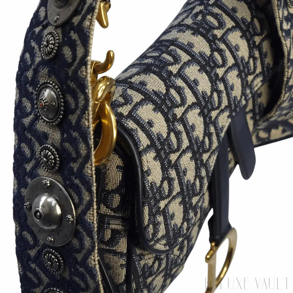 Mini Saddle Bag with Embellished Guitar Strap