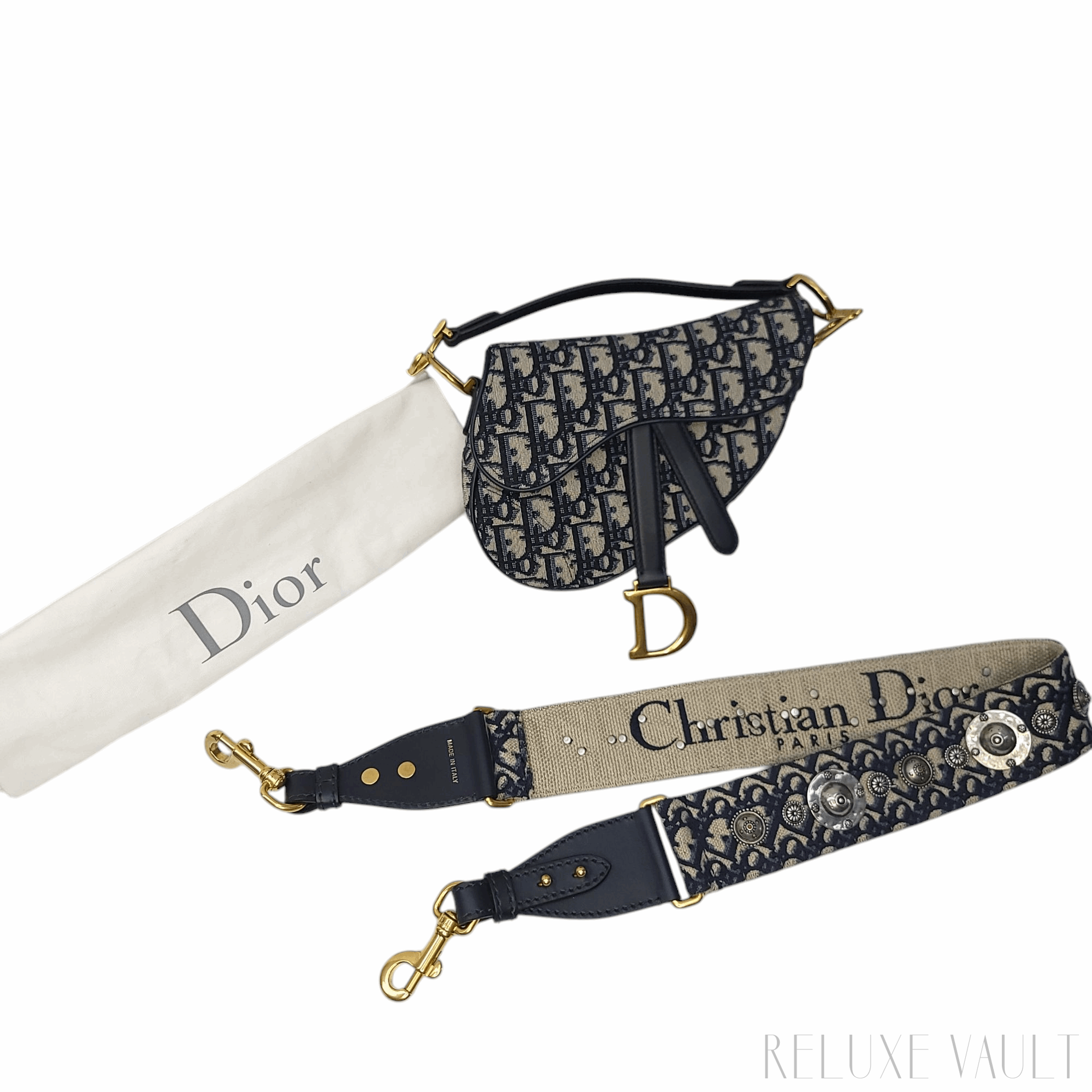 Mini Saddle Bag with Embellished Guitar Strap
