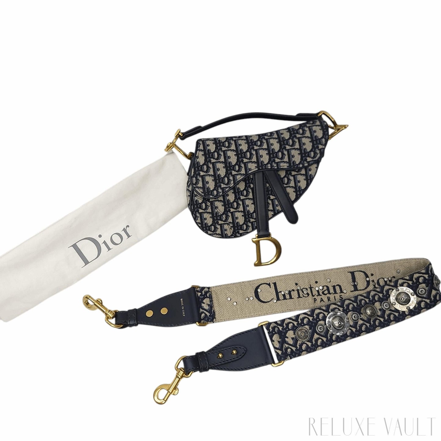 Mini Saddle Bag with Embellished Guitar Strap