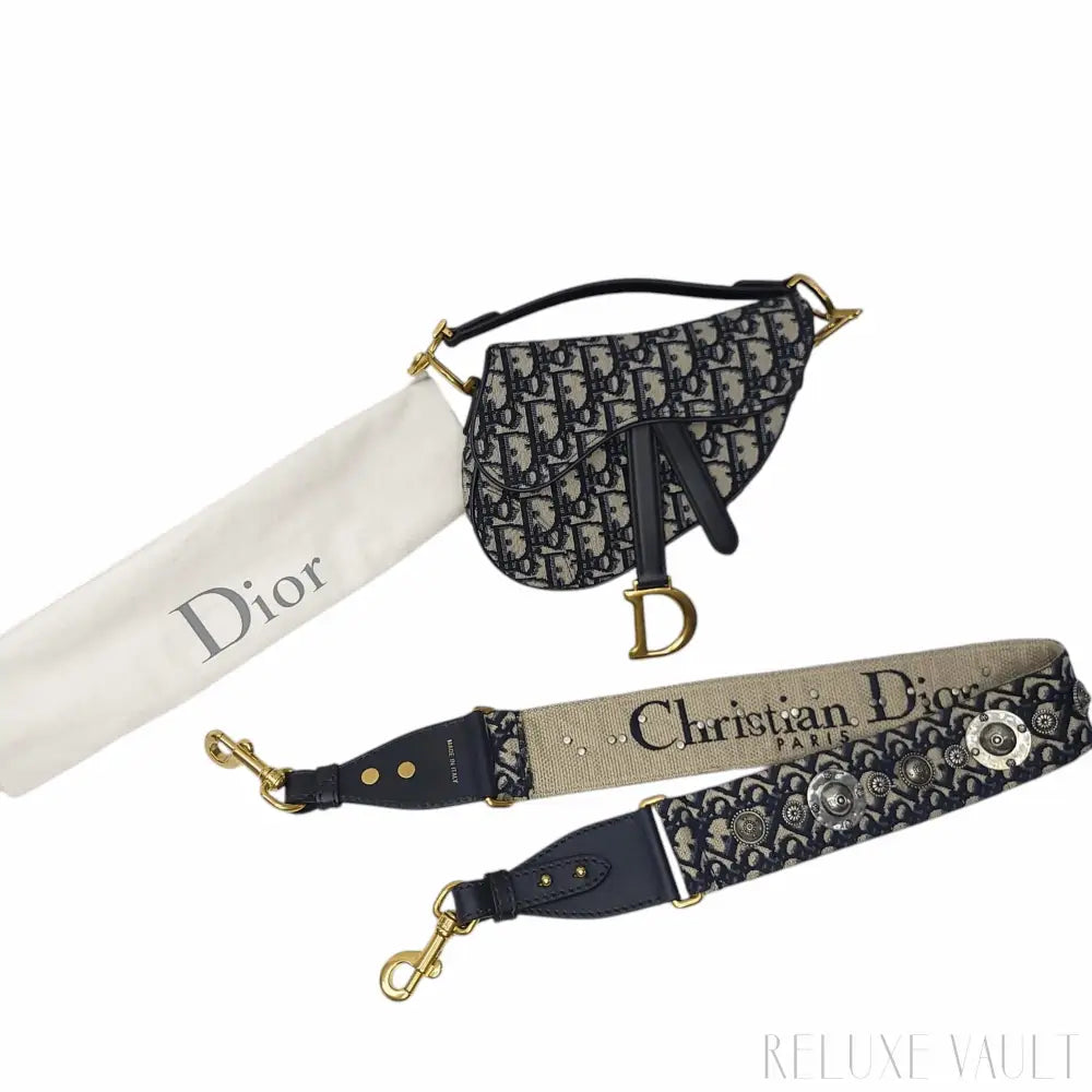 Mini Saddle Bag with Embellished Guitar Strap