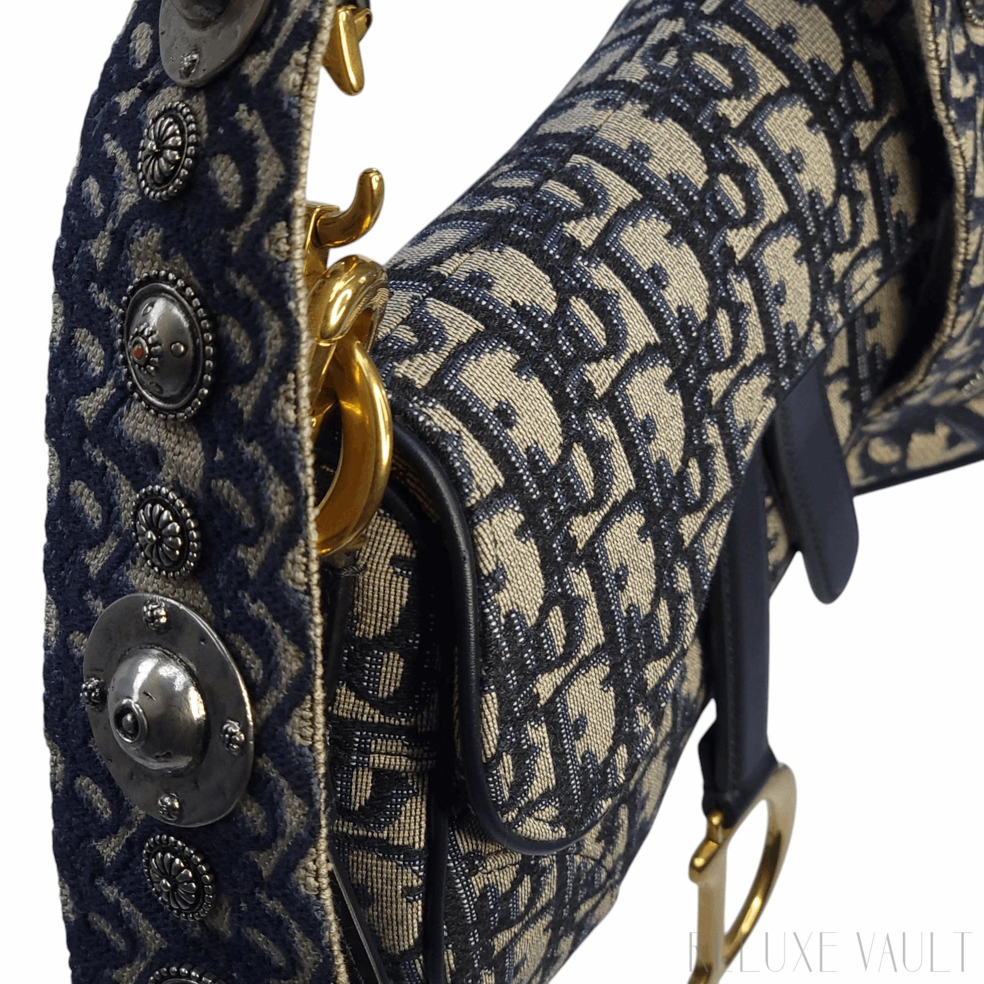 Mini Saddle Bag with Embellished Guitar Strap