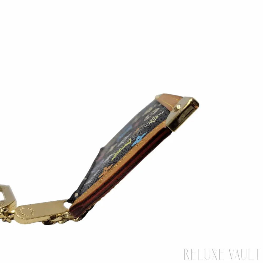 Multicolor Pochette Cles Coin Purse Black