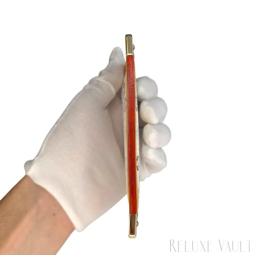 *Fantastic Condition* Multicolor Pochette Cles Coin Purse White-Louis Vuitton-Reluxe Vault