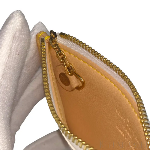 Load image 1 in gallery view. *Fantastic Condition* Multicolor Pochette Cles Coin Purse White-Louis Vuitton-Reluxe Vault