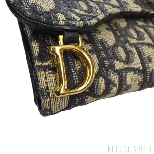 Load image 1 in gallery view. Saddle Lotus Wallet