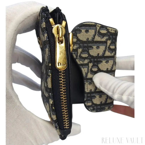 Load image 1 in gallery view. Saddle Lotus Wallet