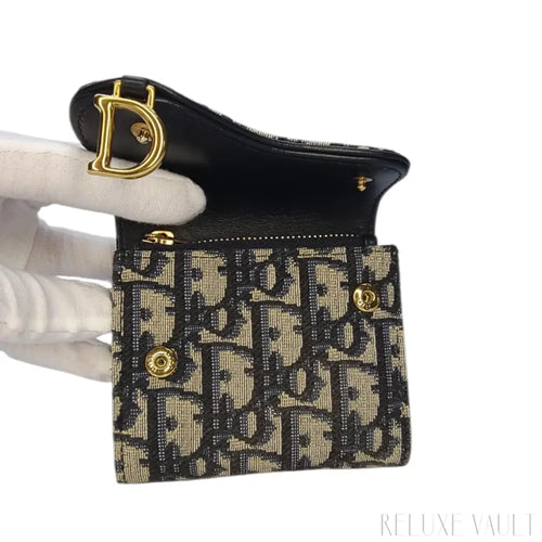 Load image 1 in gallery view. Saddle Lotus Wallet