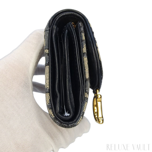 Load image 1 in gallery view. Saddle Lotus Wallet