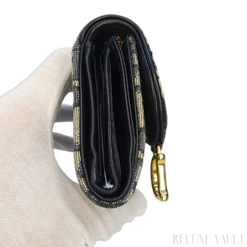 Load image 1 in gallery view. Saddle Lotus Wallet