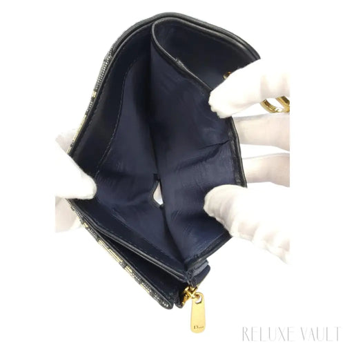 Load image 1 in gallery view. Saddle Lotus Wallet