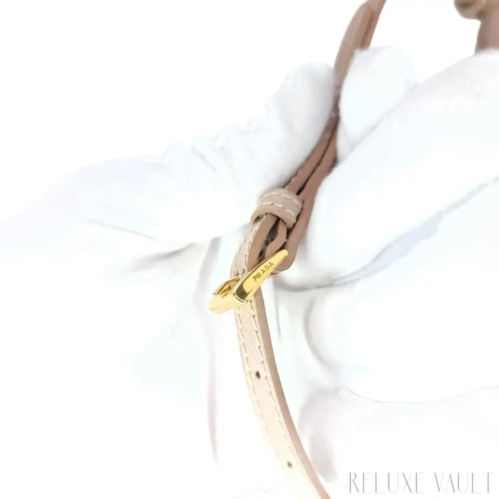 Saffiano Mini Camera Crossbody Bag