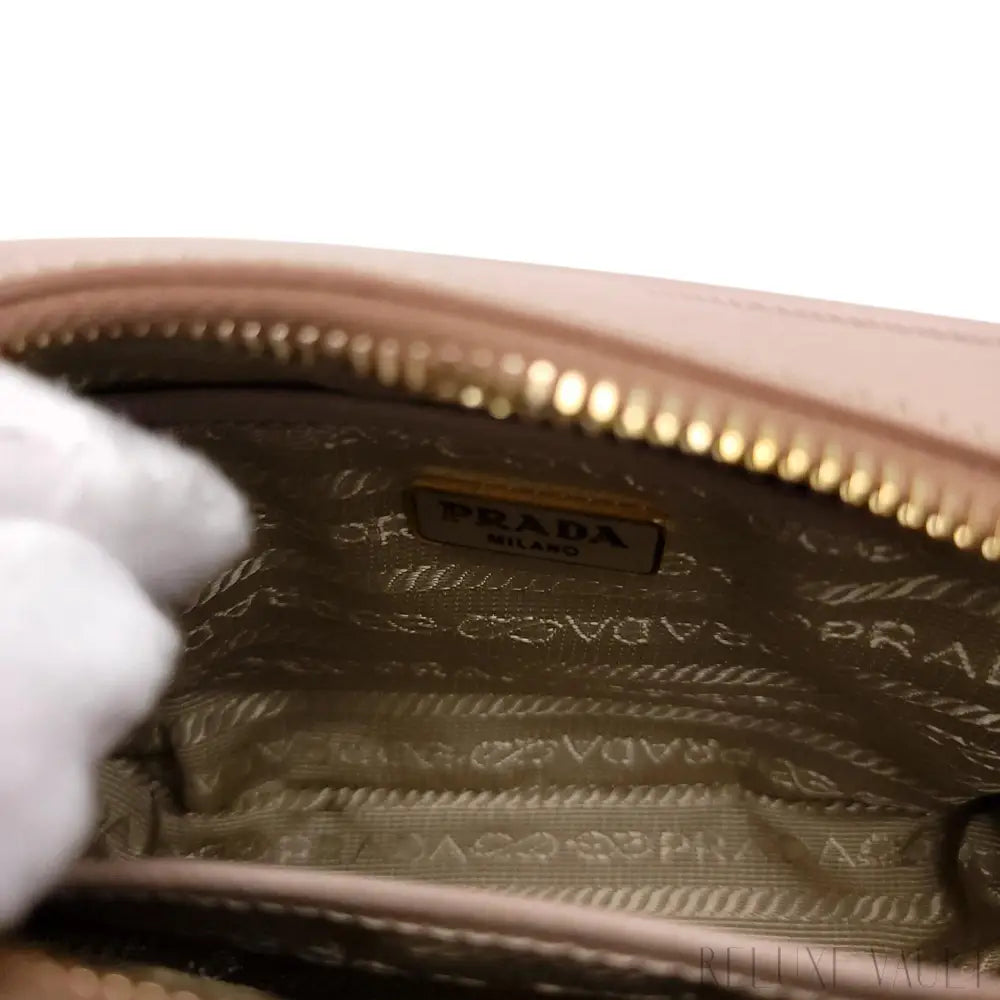 Saffiano Mini Camera Crossbody Bag