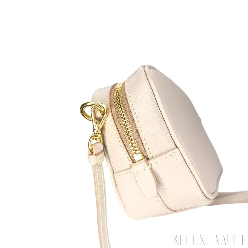 Saffiano Mini Camera Crossbody Bag