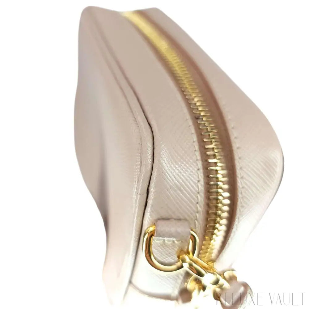 Saffiano Mini Camera Crossbody Bag