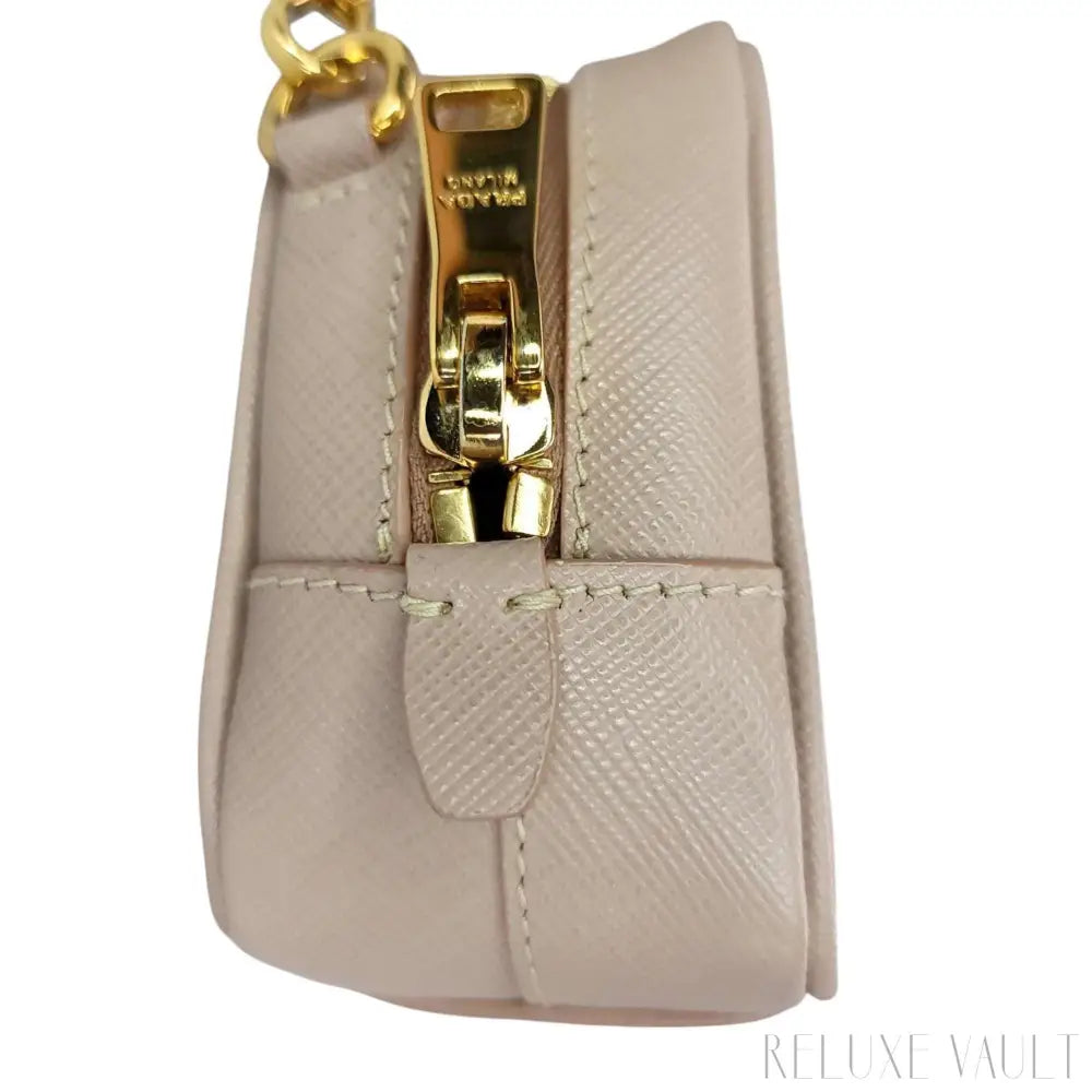 Saffiano Mini Camera Crossbody Bag