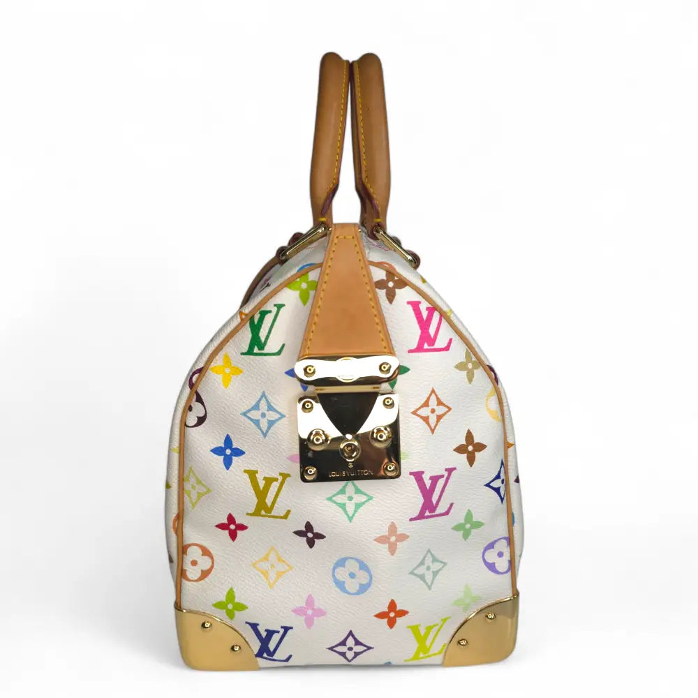 Y2K Speedy 30 Multicolor Monogram White-Louis Vuitton-Reluxe Vault