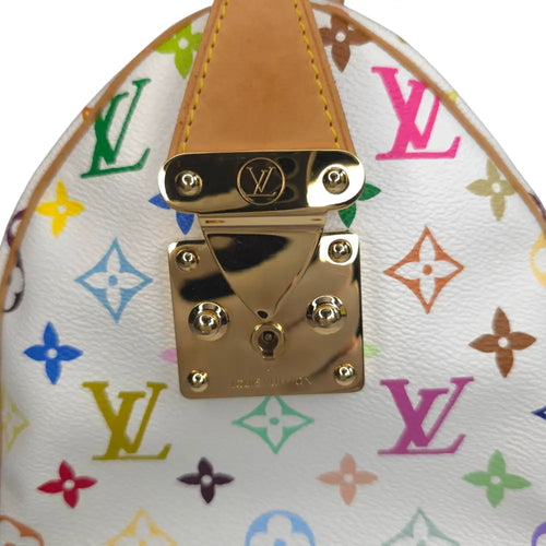 Load image 1 in gallery view. Y2K Speedy 30 Multicolor Monogram White-Louis Vuitton-Reluxe Vault