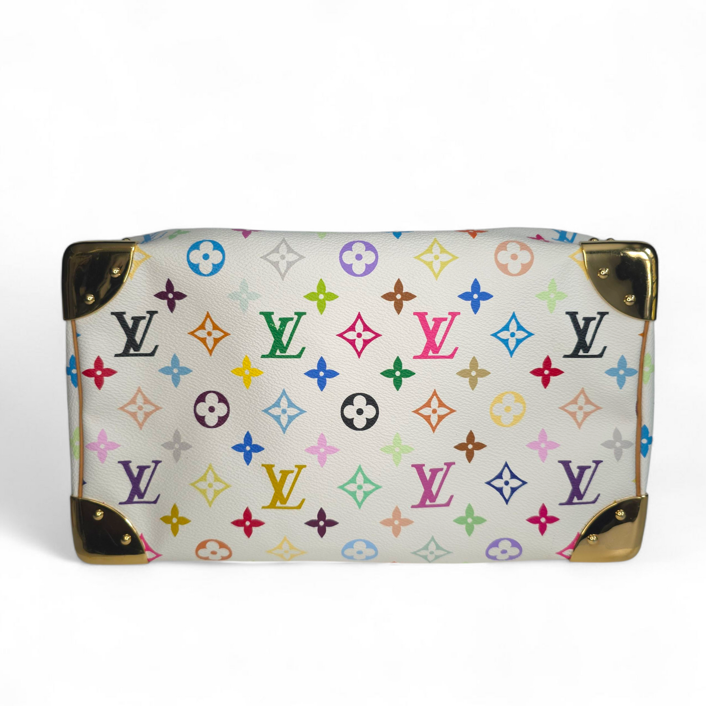 Y2K Speedy 30 Multicolor Monogram White-Louis Vuitton-Reluxe Vault