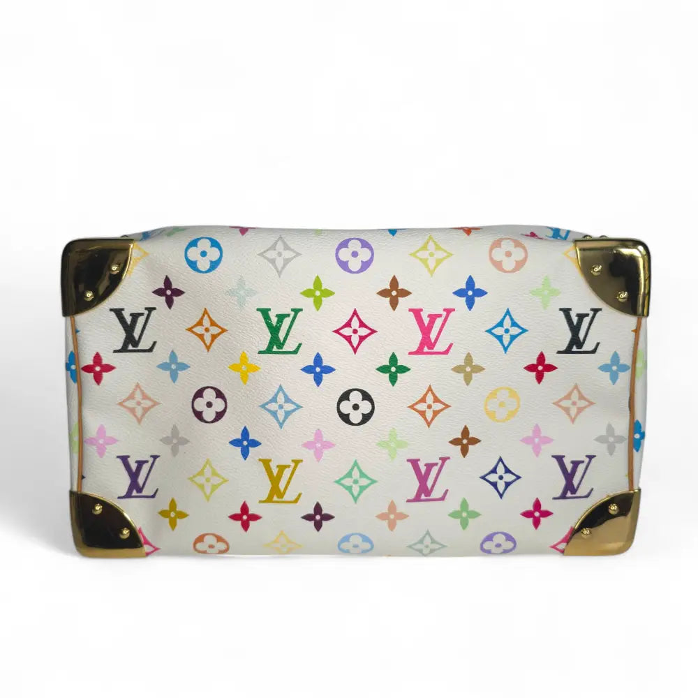 Y2K Speedy 30 Multicolor Monogram White-Louis Vuitton-Reluxe Vault