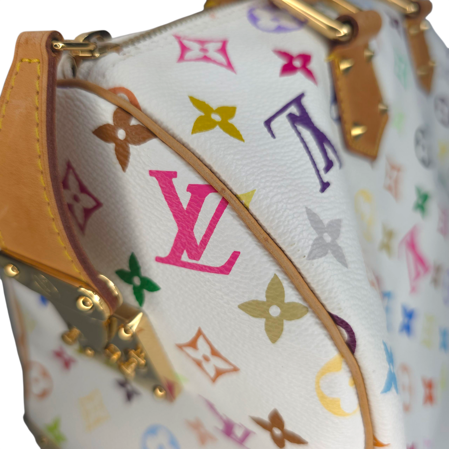 Y2K Speedy 30 Multicolor Monogram White-Louis Vuitton-Reluxe Vault