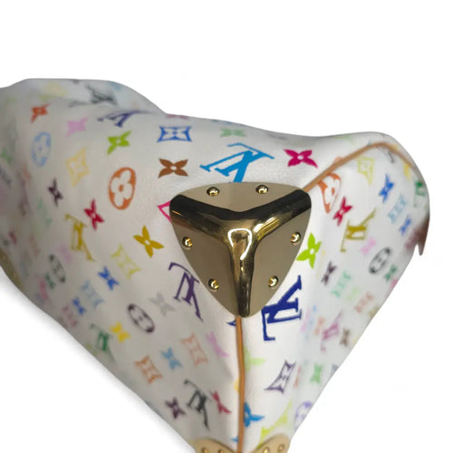 Load image 1 in gallery view. Y2K Speedy 30 Multicolor Monogram White-Louis Vuitton-Reluxe Vault