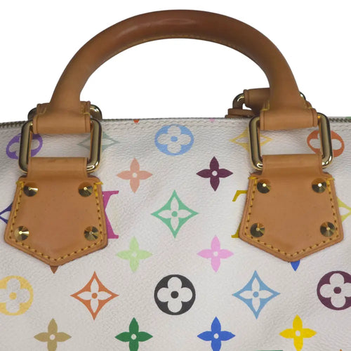 Load image 1 in gallery view. Y2K Speedy 30 Multicolor Monogram White-Louis Vuitton-Reluxe Vault