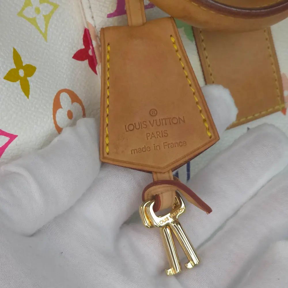 Y2K Speedy 30 Multicolor Monogram White-Louis Vuitton-Reluxe Vault