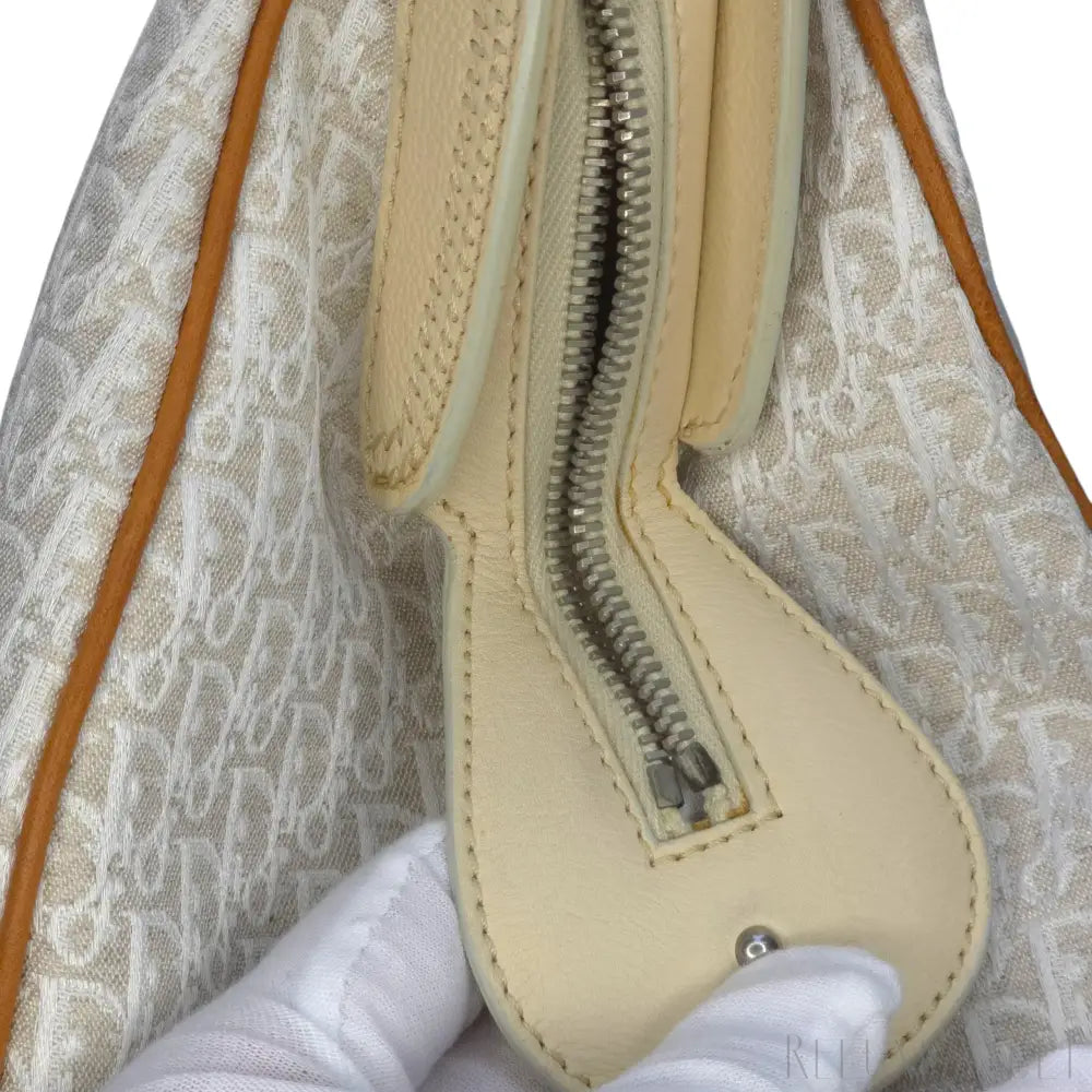 Vintage Large Diorissimo Trotter Canvas My Dior Frame Pocket handbag